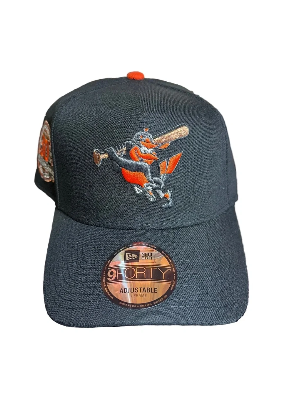 New Era Baltimore Orioles 30th Anniversary Side Patch 9FORT A-Frame Snapback